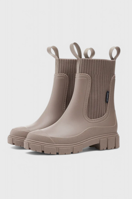 Maelie Waterproof Chelsea Boots Taupe Boots