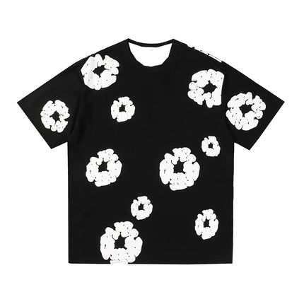 Unisex Denim Tears Short Sleeve T-Shirt Black T-Shirt