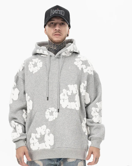 Denim Tears Men's Casual Hooded Sweatshirt Hoodie
