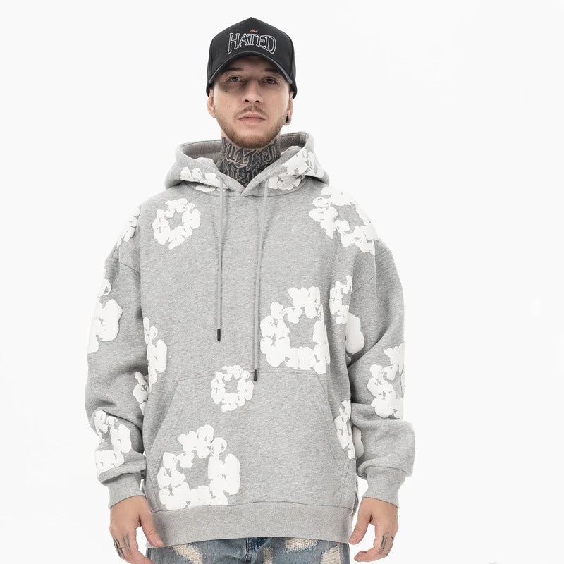 Denim Tears Men's Casual Hooded Sweatshirt Hoodie