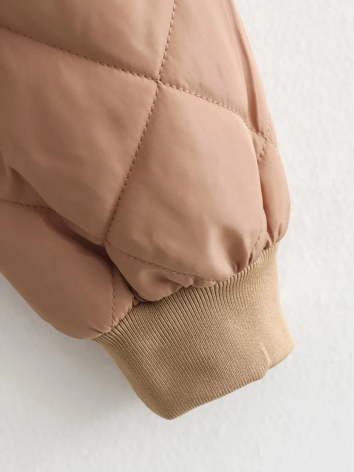 Women's Quilted Bomber Jacket Jacket