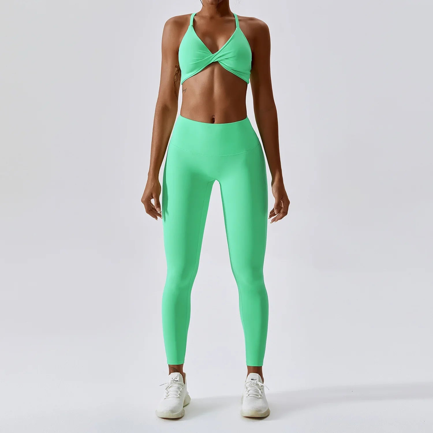 Charlie | Flexflow Sports Set Green 1 Leggings