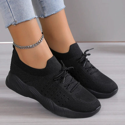 Jane™ - Breathable Trainers Black Women Shoes
