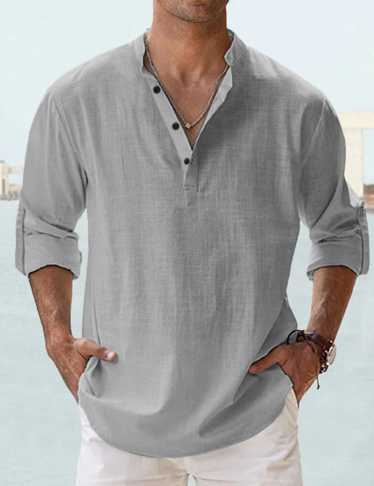 Fresco | Comfortable fresh shirt Grey