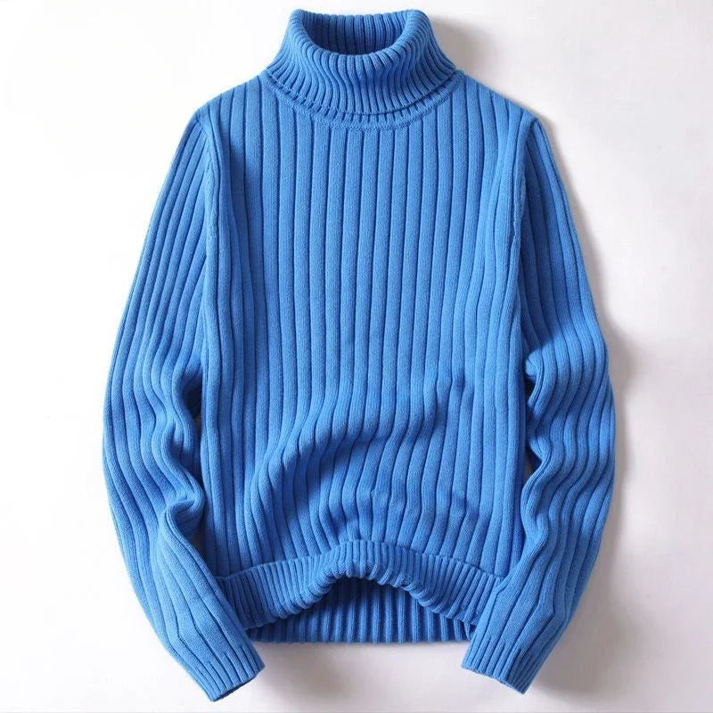 Polo Turtleneck Sweater Light Indigo sweater