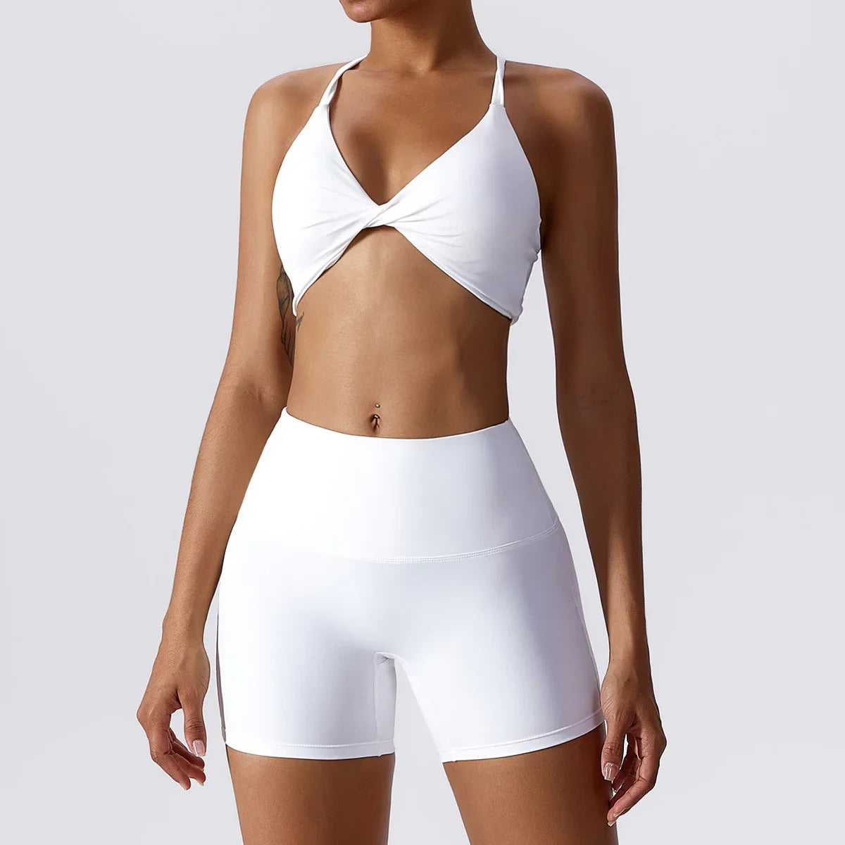 Charlie | Flexflow Sports Set White 2 Leggings