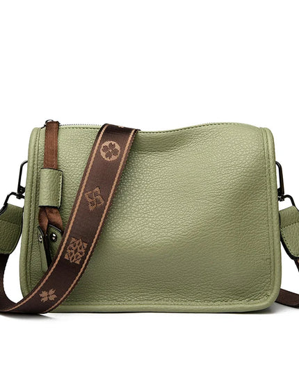 High-Quality Genuine Leather Women's Tote Bag green 27cm 10cm 20cm Tote Bags