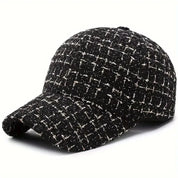 Boucle Knit Cap Black Caps