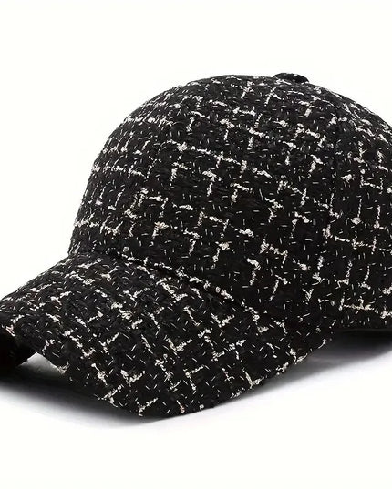 Bouclé Knit Cap Black