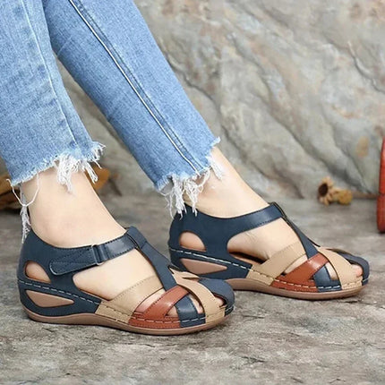 Melody™ | Casual Orthopedic Wedge Sandals Blue