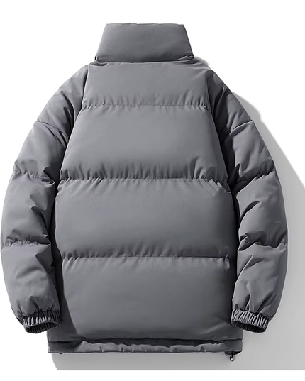 Collared Puffer Jacket Men's Clothing