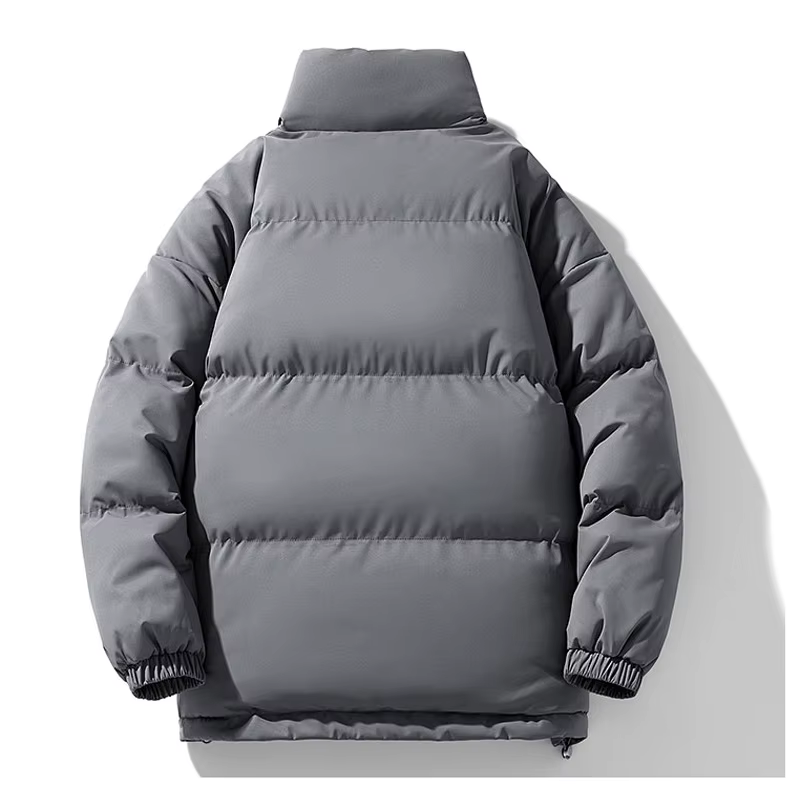 Collared Puffer Jacket Men's Clothing