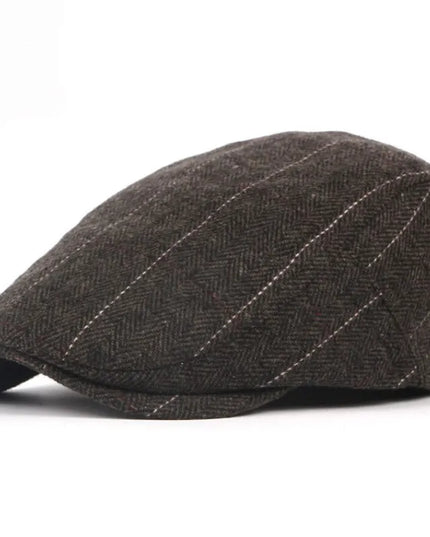 Men’s Wool Herringbone Newsboy Cap Hats