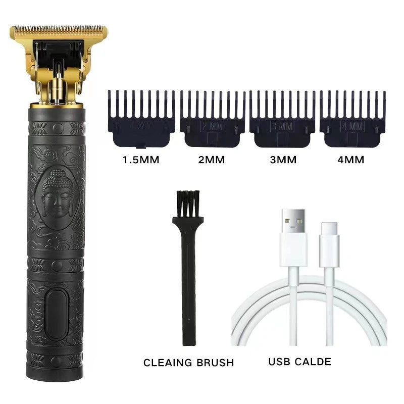 USB Cordless Beard & Hair Trimmer – Pro Kit Buddha 2 Men's Accessories