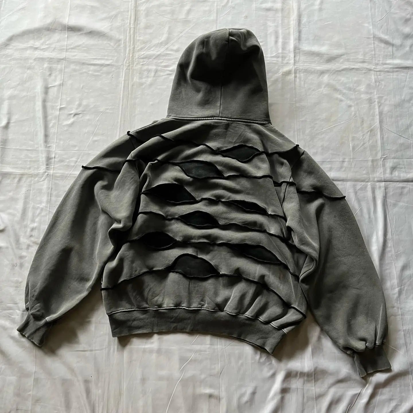 Harajuku Retro Patchwork Hoodie Hoodie