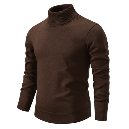 Eavan | Stylish Turtleneck Sweater brown