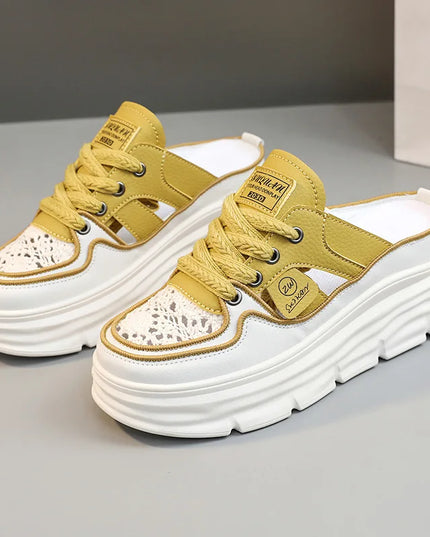 Kelly™ | Ultra Comfort Orthopedic Sneaker Slip-ons Yellow Shoes & Sandals