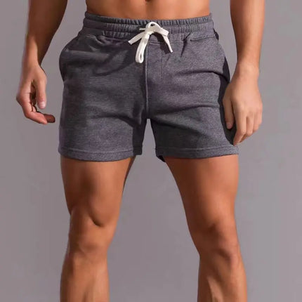 Men's Cotton Fitness Sports Shorts Dark Grey Shorts