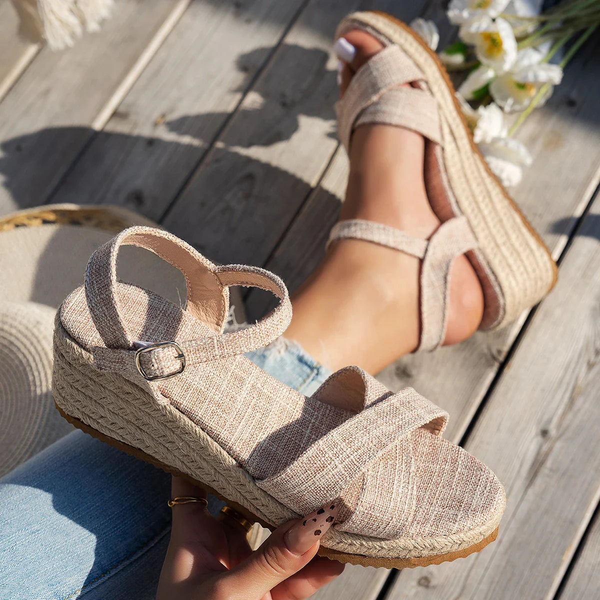 Alina™ - Summer Wedge Sandals Sandals