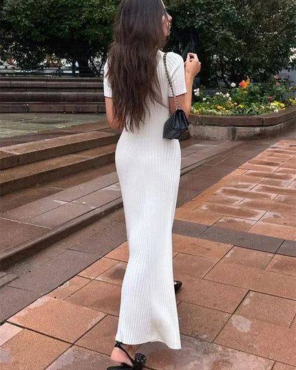 Cosette™ | Casual Knitted Maxi Dress Dresses