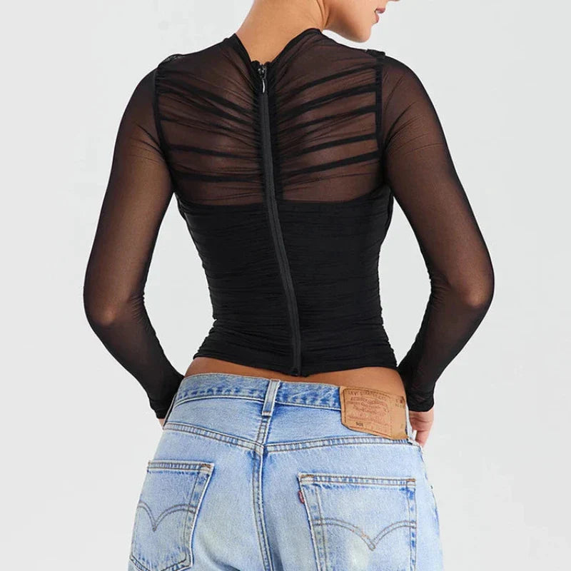 Monique Mesh Top - OKOHOKO™ FASHION