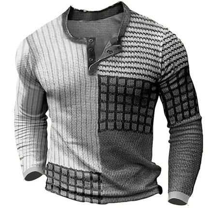 Stylish Retro Sweater Light Gray Men's Sweaters