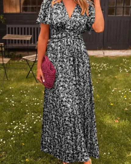 Madeline™ | Long Floral Summer Dress Black Dresses