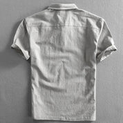 Amalfi Linen Polo Shirt Men Shirts
