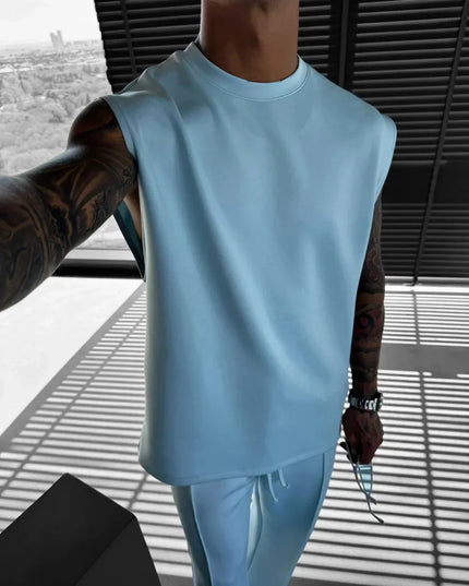 Two‑Piece Bamboo Lounge Set Men Set