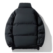 Collared Puffer Jacket Men's Clothing