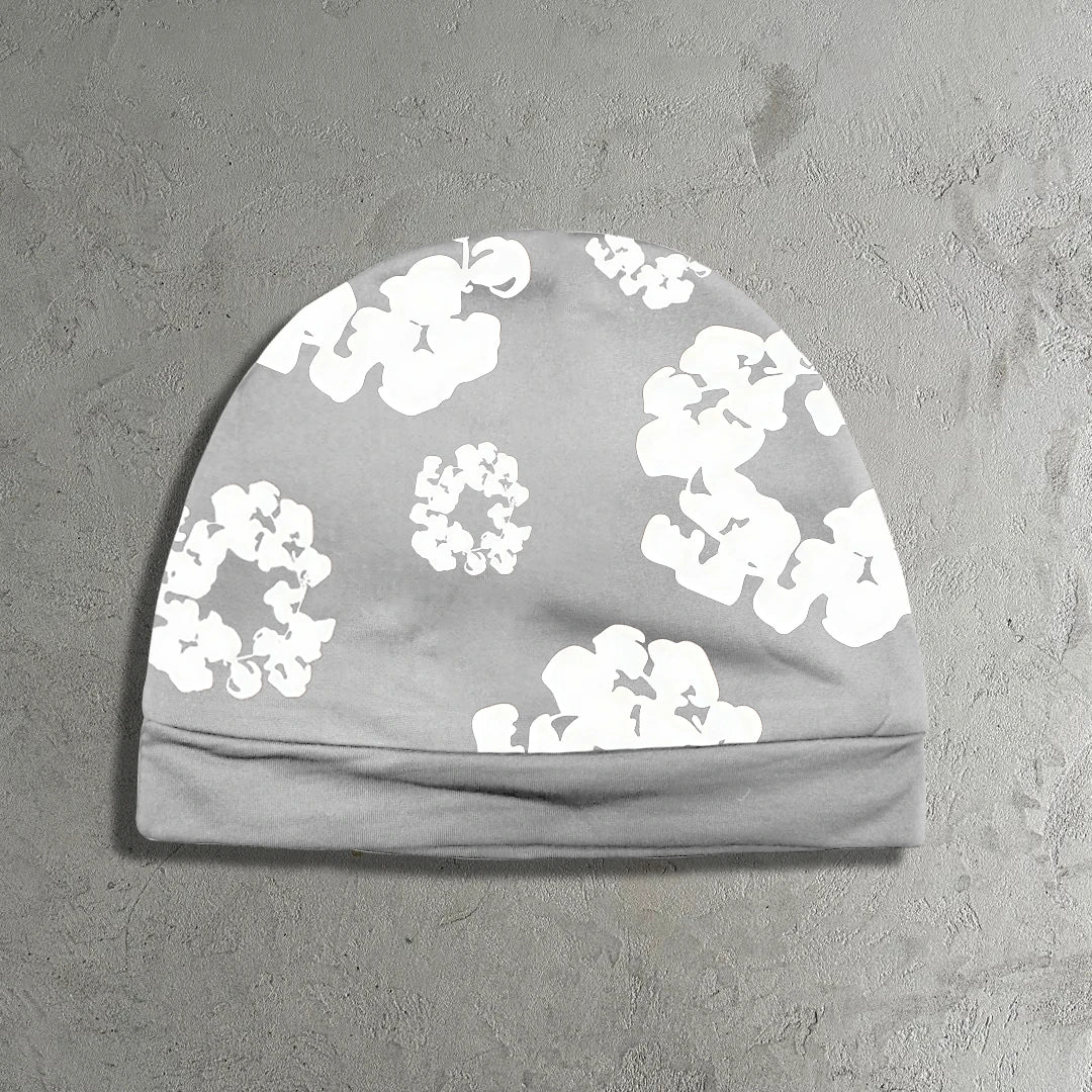 Denim Tears Versatile Double-Layer Unisex Hat Gray One Size Hats
