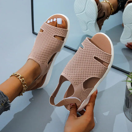 Ellery™ | Open Toe Orthopedic Sandals Apricot Shoes & Sandals