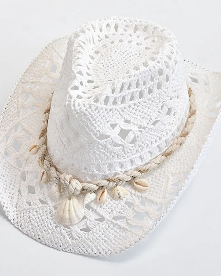 Coastal Seashell Straw Hat Hats