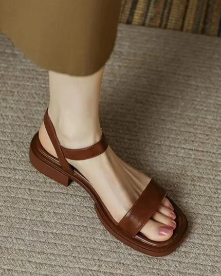 Yara™ | Breathable Open-Toe Sandals Brown Shoes & Sandals