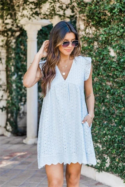 Divine™ | Luxury Lace Romper Dress White Dresses