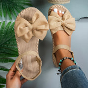 Lina™ - Bow Tie Flat Sandals Sandals