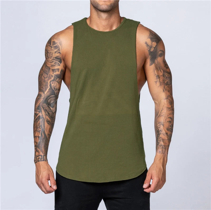 Men's Breathable Cotton Gym Tank Top - OKOHOKO™ FASHION