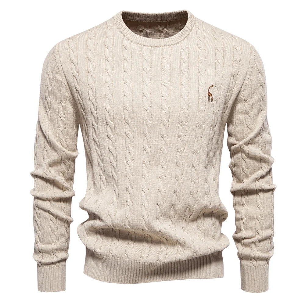 Winston | Premium Men's Sweater Beige Sweater