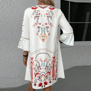 Allisa - Artistic Boho Print Dress