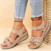 Elena™ – Summer Comfort Wedge Sandals Sandals