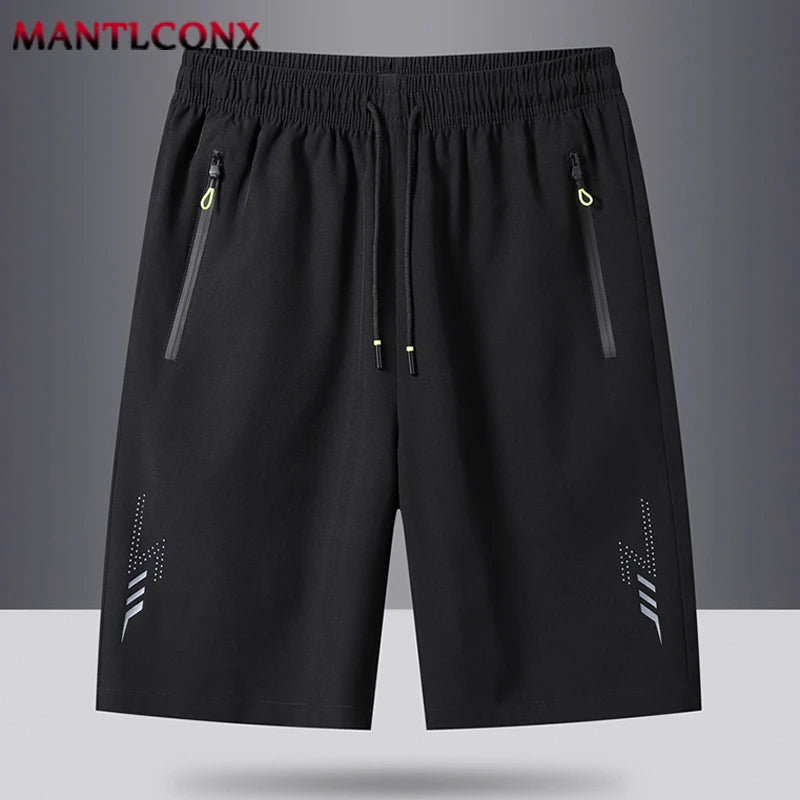 Men's Sport & Running Shorts - Lightweight Gym & Training Bottoms - Black & Gray Men Shorts