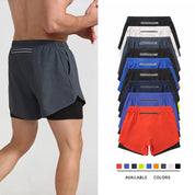 Men's 2-in-1 Quick-Dry Running Shorts with Phone Pocket Shorts