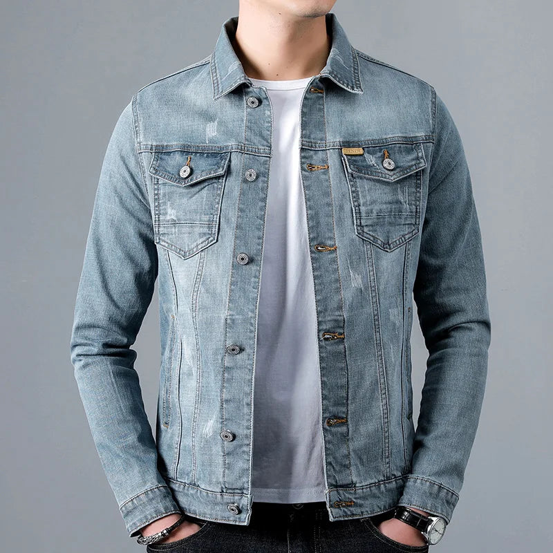 Bennett | Summer Fade Denim Gray Jackets
