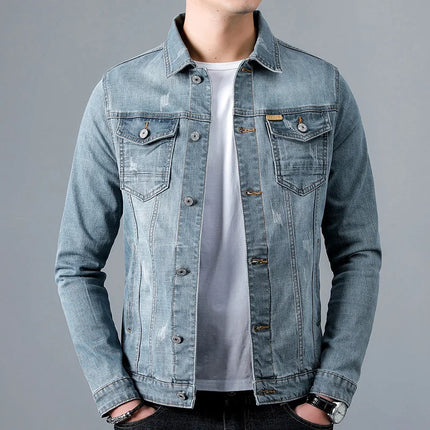 Bennett™ | Summer Fade Denim Gray Jackets