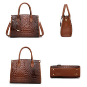 Vintage Crocodile Leather Designer Handbag Handbags