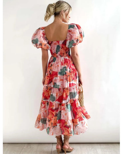 Marguerite | Floral Dress with Tummy Coverage Dresses