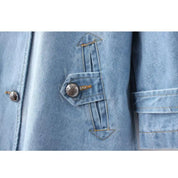 Women's Collar Cape Jeans Jacket Jacket