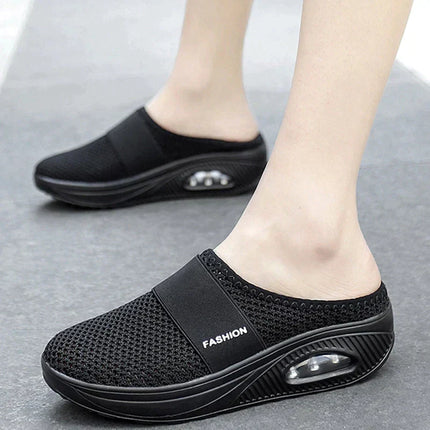 Women's Orthopedic Wedge Sandals Black Orthopedic Sandals