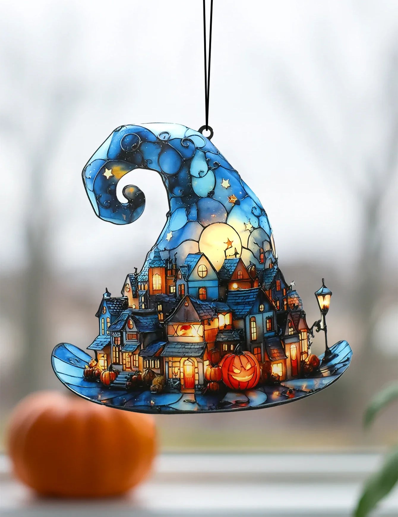 Spooky Witch Hat Halloween Hanging Ornament pendant MS11314 Halloween Decorations