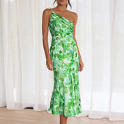 Miriam™ | Elegant Summer Dress Green Dresses